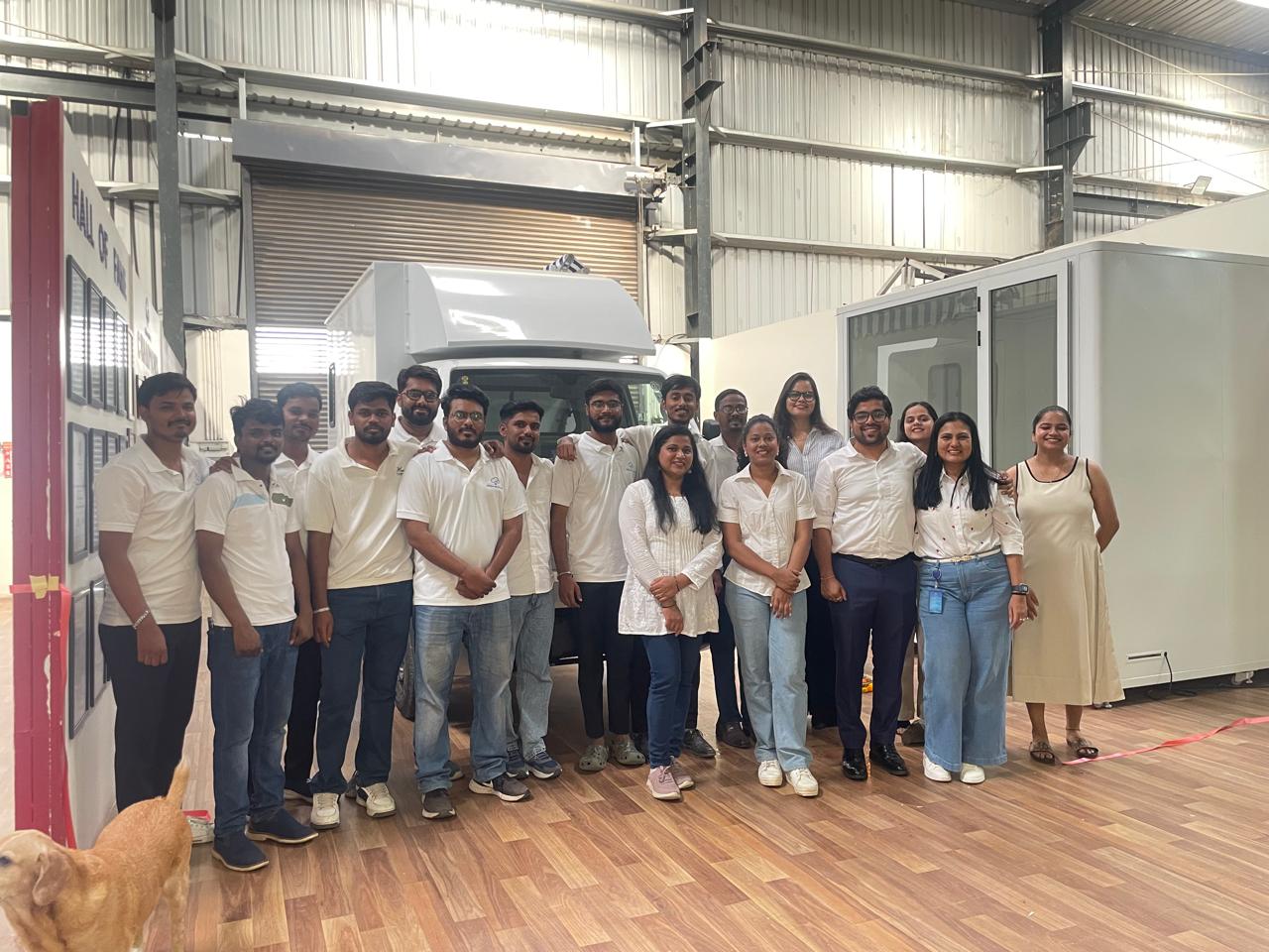 The team on the shop floor