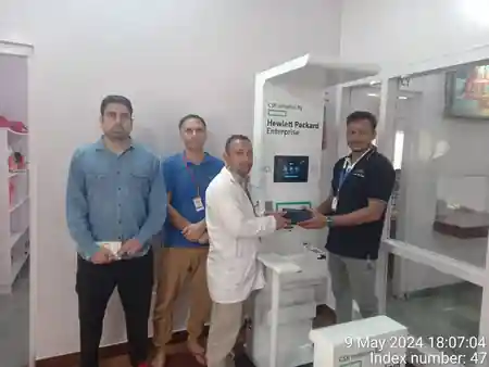 Health Kiosk on the Vaishno Devi route