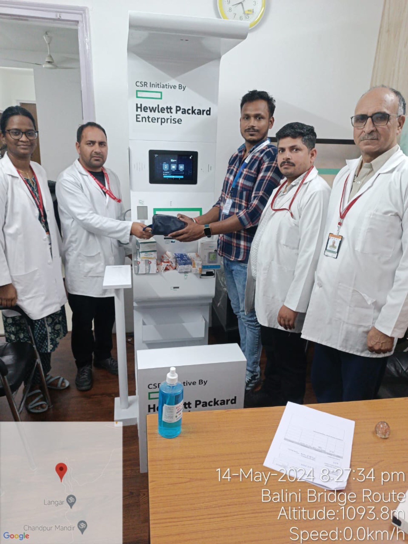 hewlett packard Health Kiosk in J&K