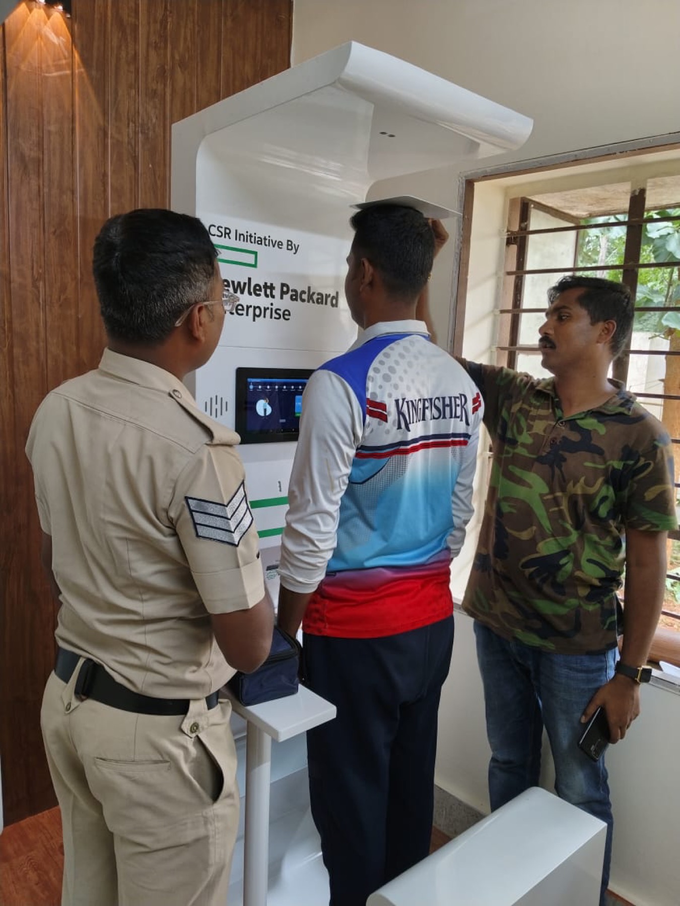 Health Kiosk Machine in police HQ