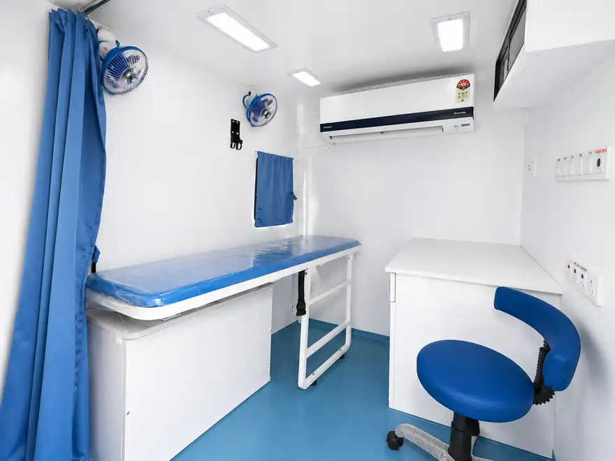 Mobile Medical Unit - Examination interior