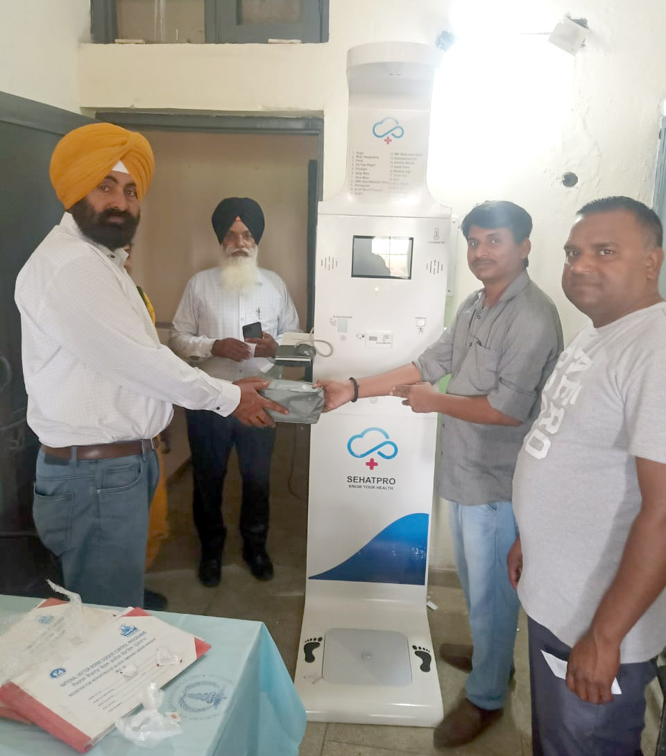 Clinics On Cloud Health Kiosk Installed at various Mohalla clinics in Punjab