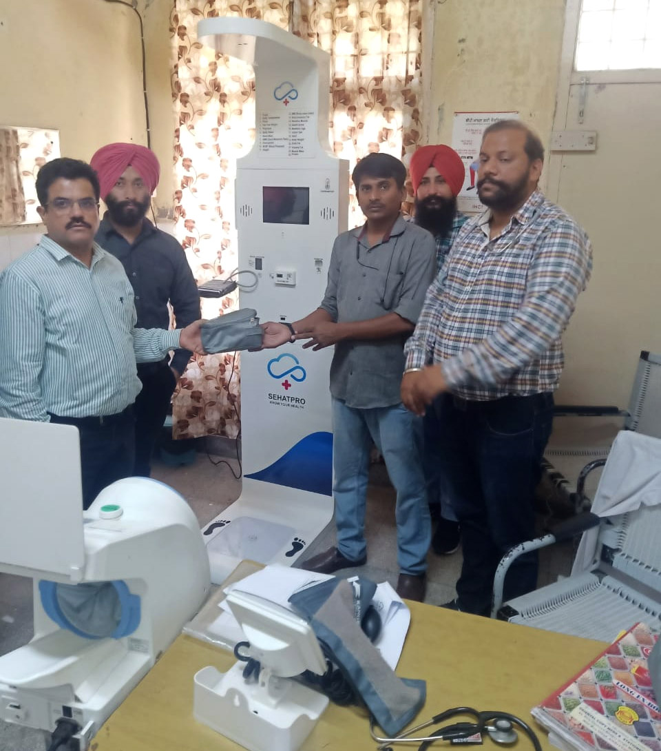Clinics On Cloud Health Kiosk Installed at various Mohalla clinics in Punjab